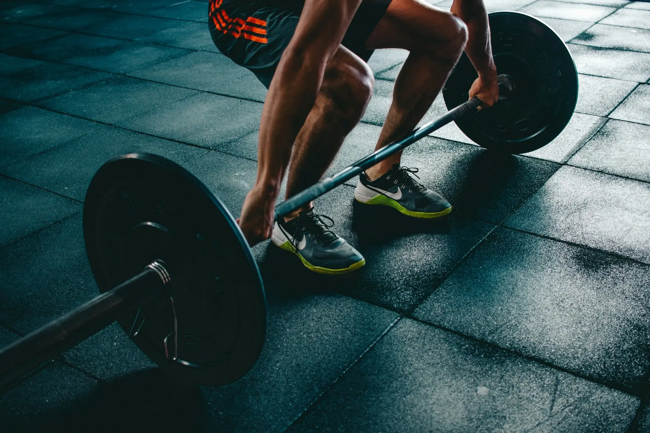 A high-energy HIIT class in session