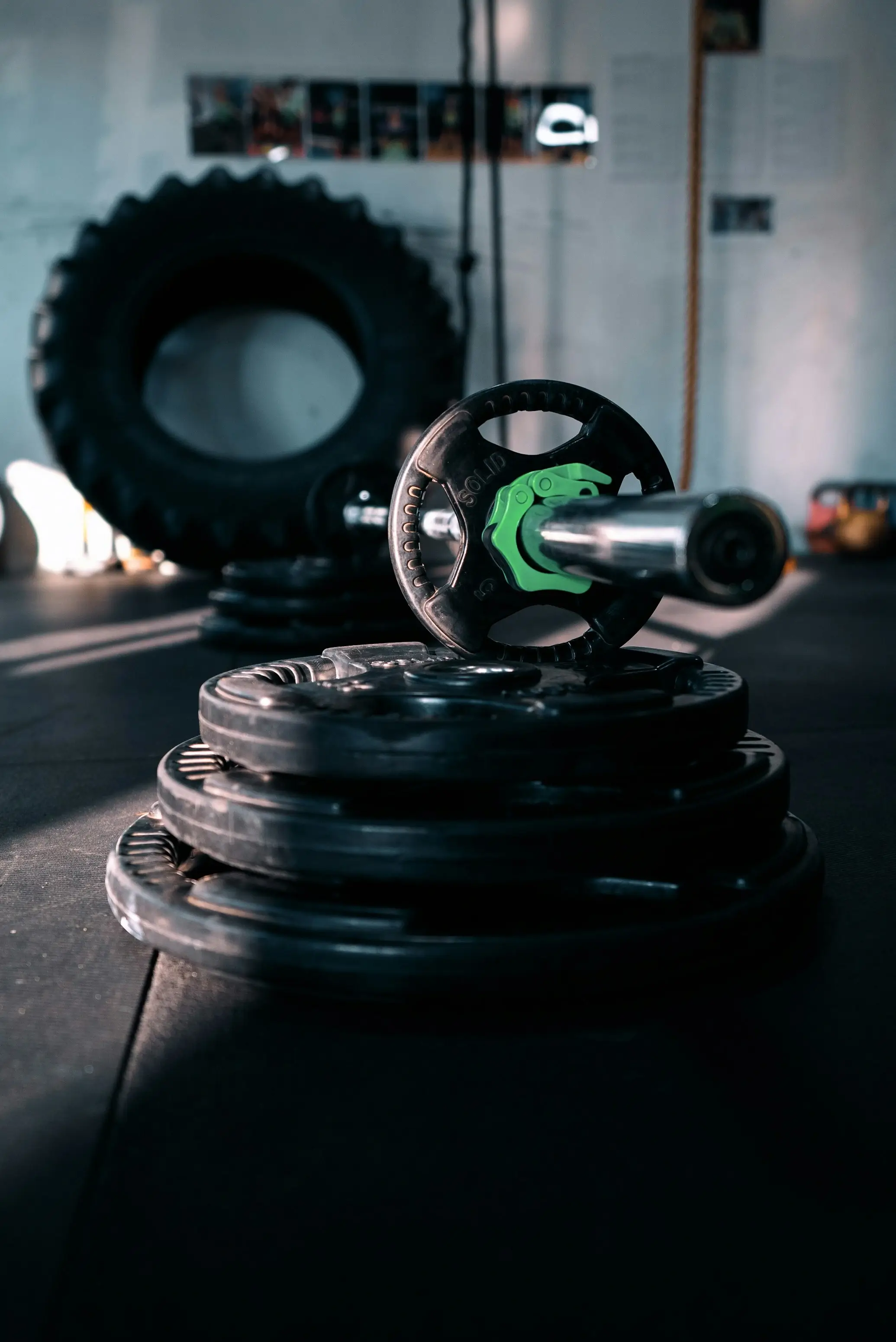Athlete lifting a heavy barbell